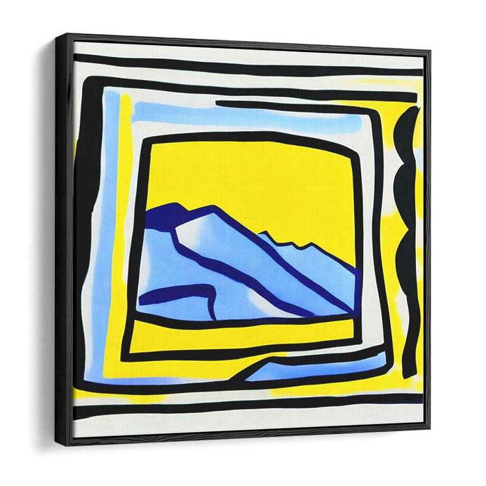 Vivid Wilderness Journey: Bold Abstract Landscape Canvas Art