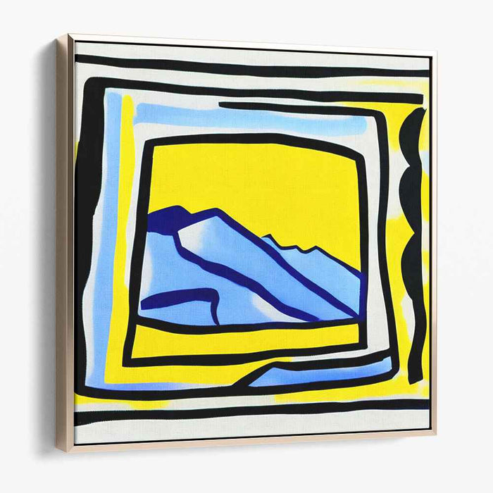 Vivid Wilderness Journey: Bold Abstract Landscape Canvas Art