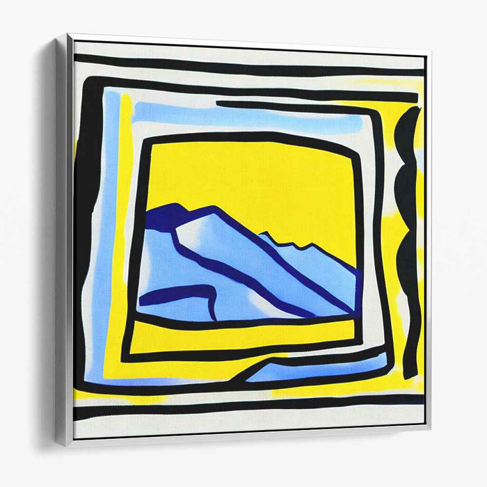 Vivid Wilderness Journey: Bold Abstract Landscape Canvas Art