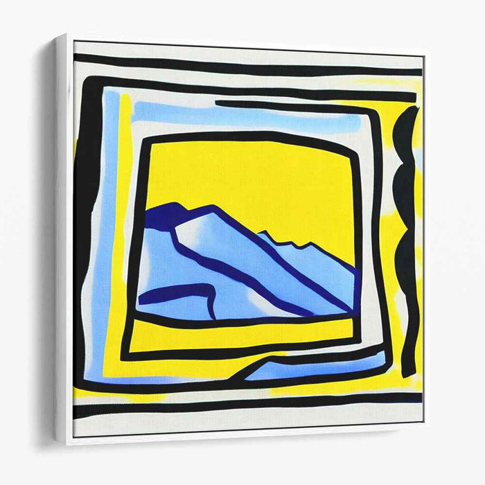 Vivid Wilderness Journey: Bold Abstract Landscape Canvas Art