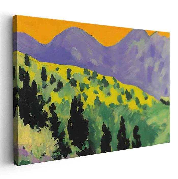 Dreamscape Colors Burst: Vivid Landscape Canvas Art
