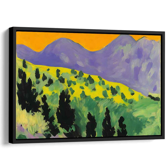 Dreamscape Colors Burst: Vivid Landscape Canvas Art