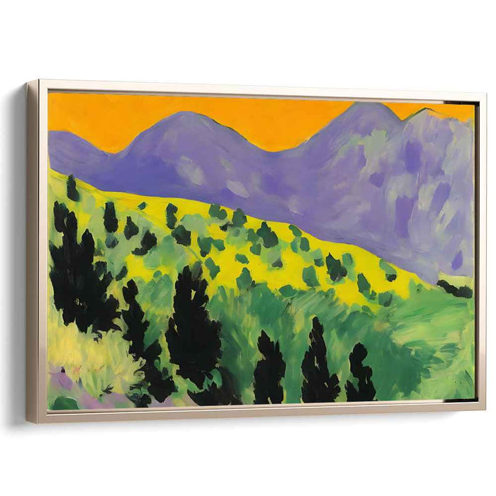Dreamscape Colors Burst: Vivid Landscape Canvas Art
