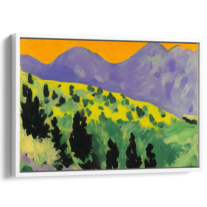 Dreamscape Colors Burst: Vivid Landscape Canvas Art