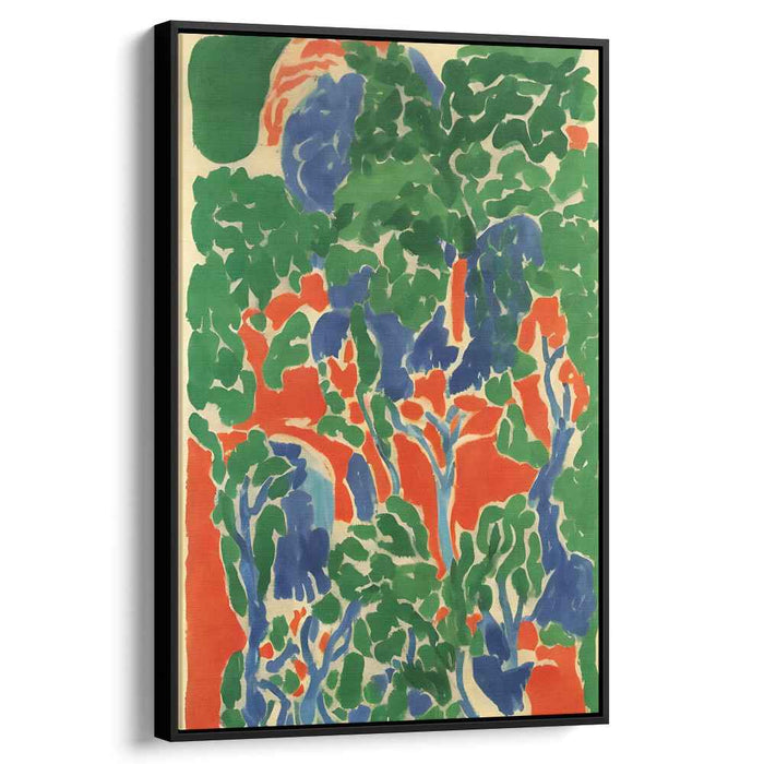 Blazing Colors Dance: Expressive Fauvist Canvas Art Print