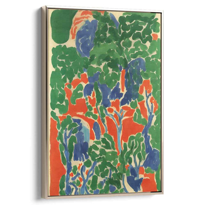 Blazing Colors Dance: Expressive Fauvist Canvas Art Print
