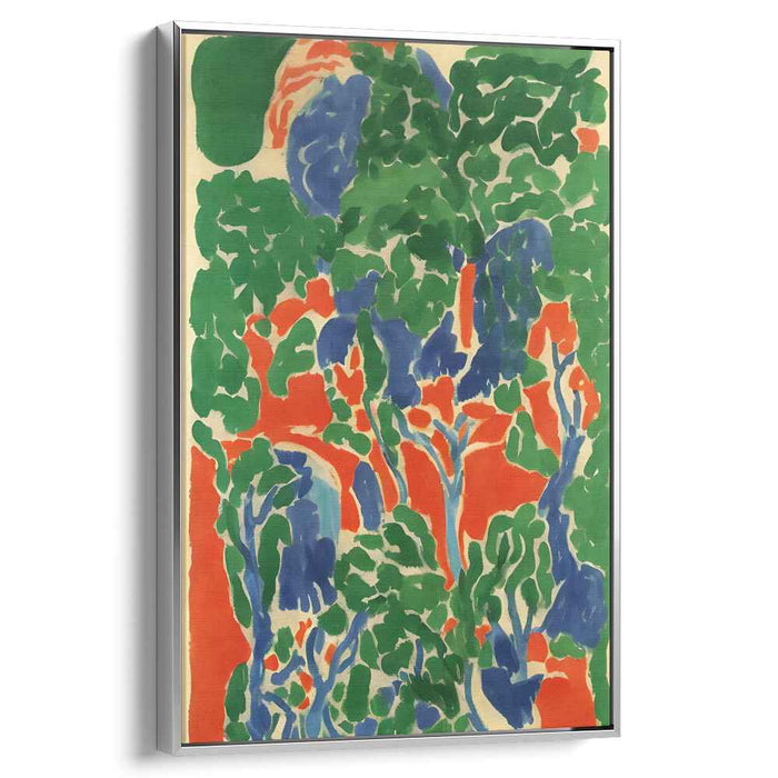 Blazing Colors Dance: Expressive Fauvist Canvas Art Print