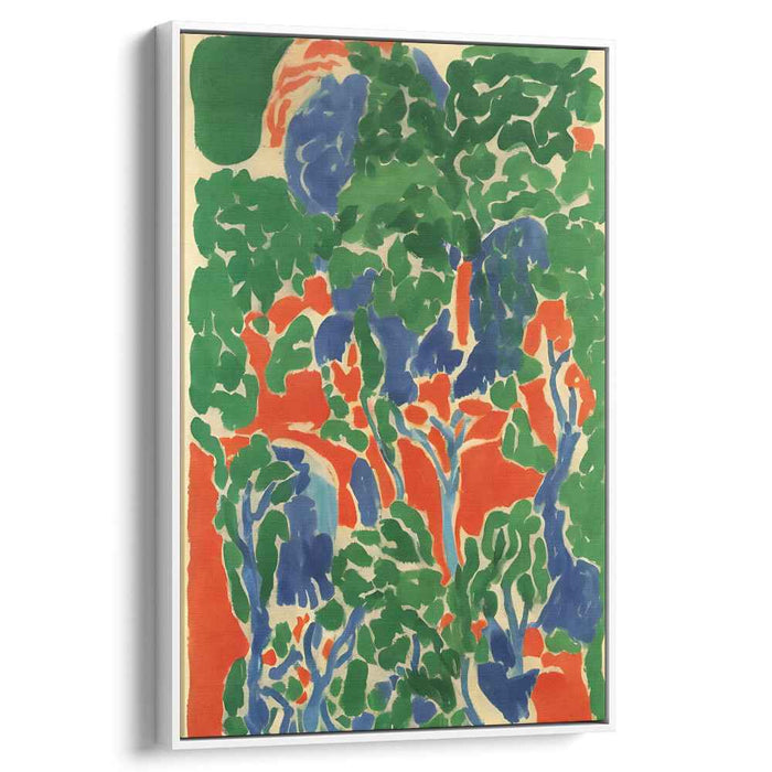 Blazing Colors Dance: Expressive Fauvist Canvas Art Print
