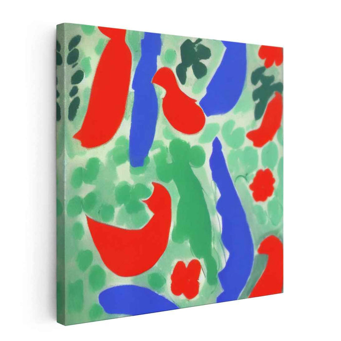 Euphoric Impulse: Abstract Expressionist Canvas Art Print