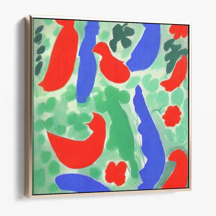 Euphoric Impulse: Abstract Expressionist Canvas Art Print
