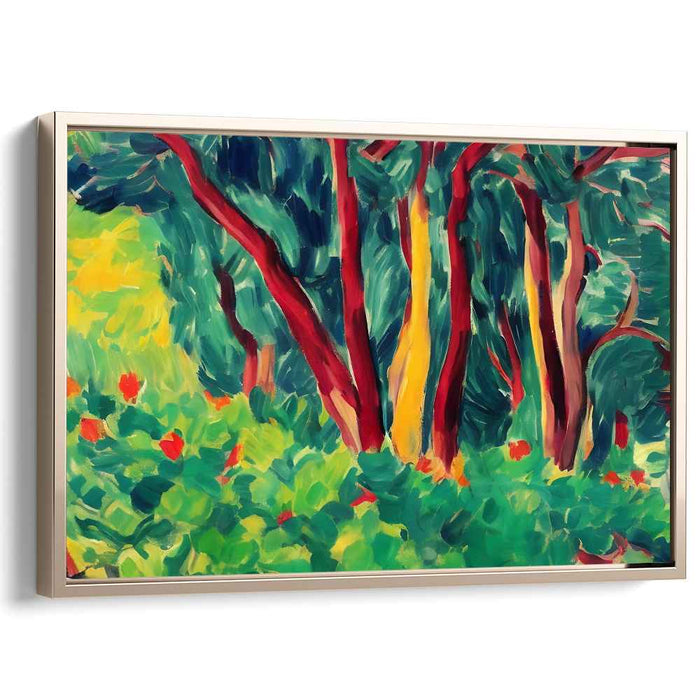 Color Symphony Adventure: A Vivid Expressionist Journey Canvas Art Print