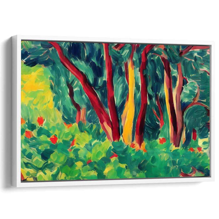 Color Symphony Adventure: A Vivid Expressionist Journey Canvas Art Print