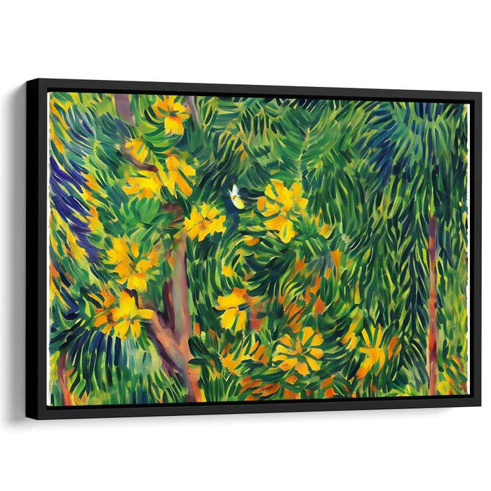 Blooms Beyond Reality: Post-Impressionist Floral Canvas Art Print