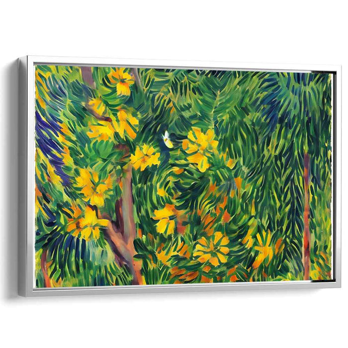 Blooms Beyond Reality: Post-Impressionist Floral Canvas Art Print