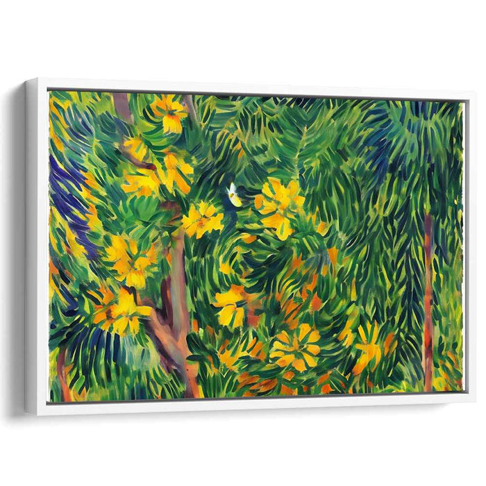 Blooms Beyond Reality: Post-Impressionist Floral Canvas Art Print
