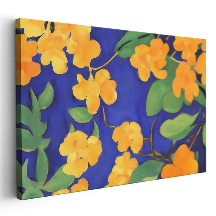 Petals of the Avant-Garde: Post-Impressionist Floral Canvas Art Print