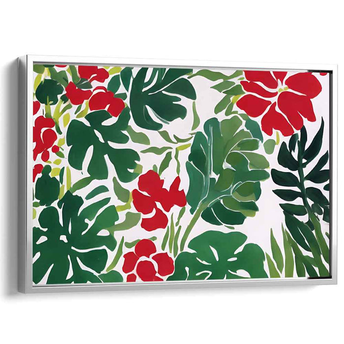 Petals of Illusion: Vivid Floral Canvas Art Print