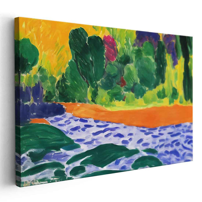 Vortex of Infinity: An Abstract Landscape Canvas Art Print