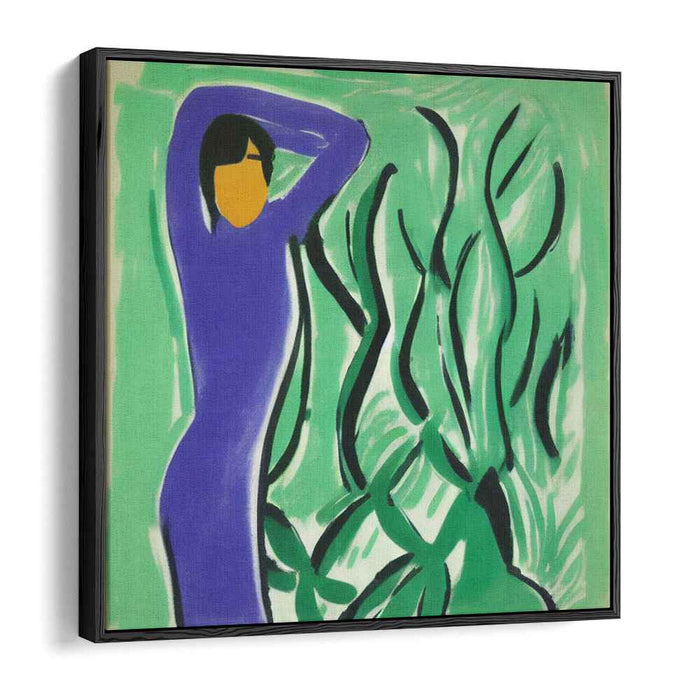 Abstract Rhythm Mirage: Modernist Dance in Nature Canvas Art