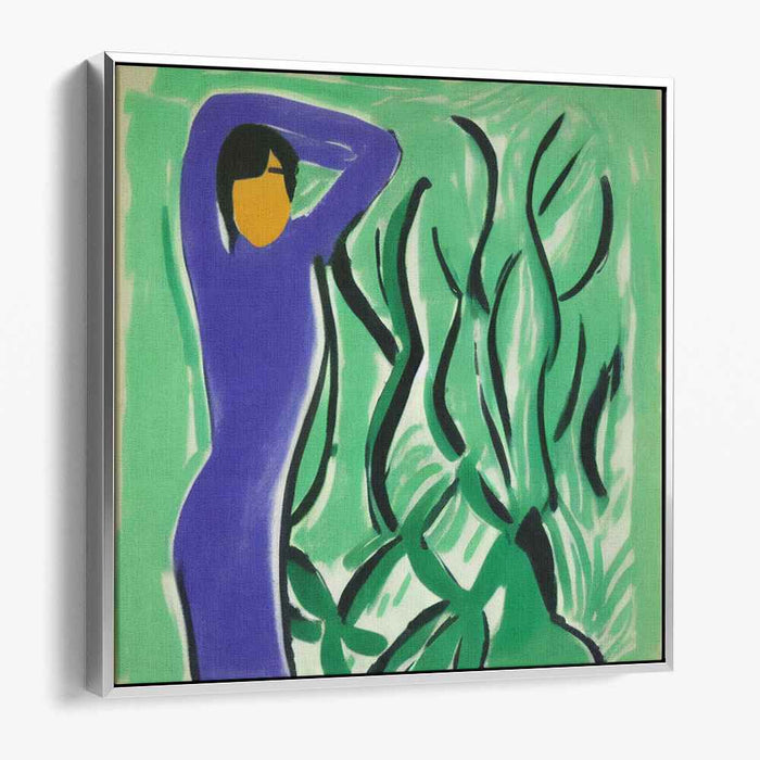 Abstract Rhythm Mirage: Modernist Dance in Nature Canvas Art