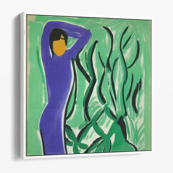 Abstract Rhythm Mirage: Modernist Dance in Nature Canvas Art