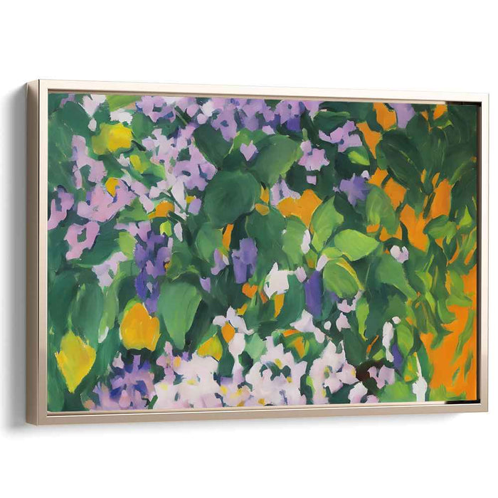 Emerald Paradise: Lush Garden Canvas Art Print