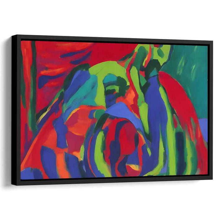 Energized Abstractions: Bold and Vibrant Canvas Art Print