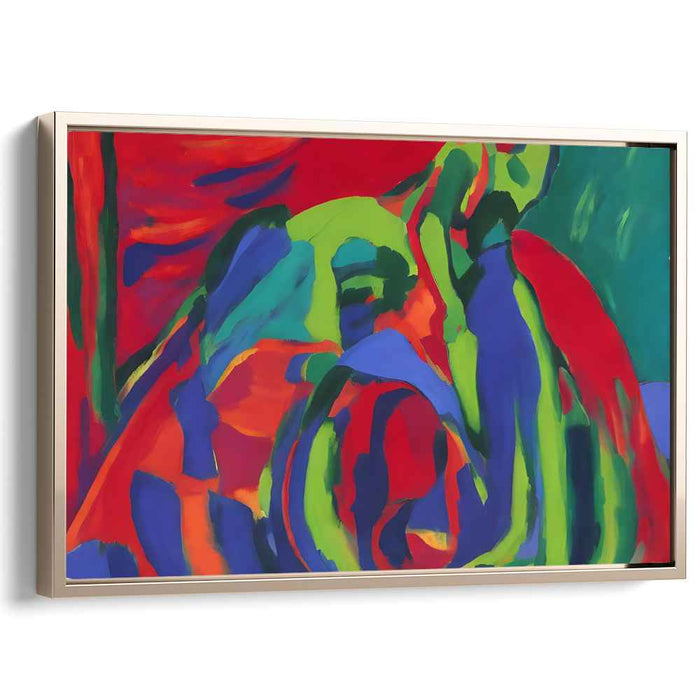 Energized Abstractions: Bold and Vibrant Canvas Art Print