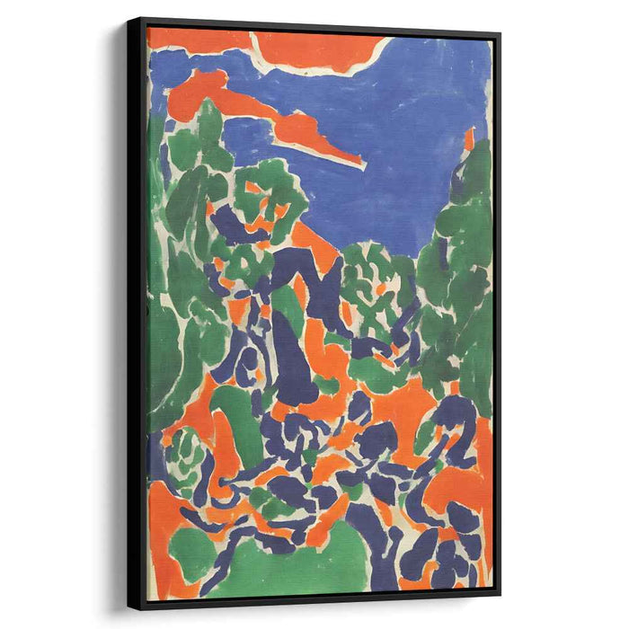 Wild Colors Whispering Woods: Fauvist-Inspired Nature Canvas Art