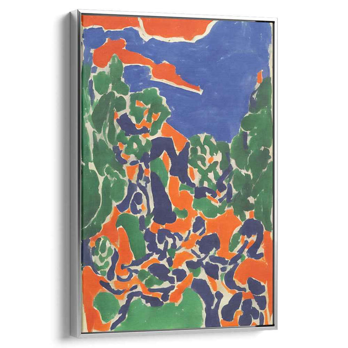 Wild Colors Whispering Woods: Fauvist-Inspired Nature Canvas Art