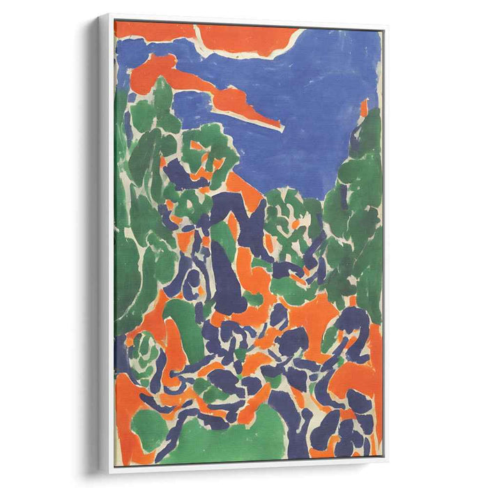 Wild Colors Whispering Woods: Fauvist-Inspired Nature Canvas Art