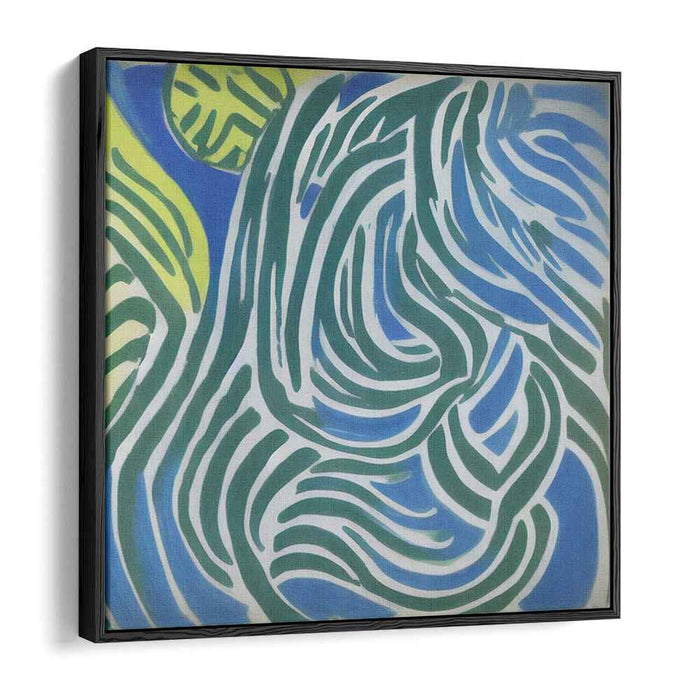 Organic Rhythm Dance: Abstract Organic Flow Canvas Art