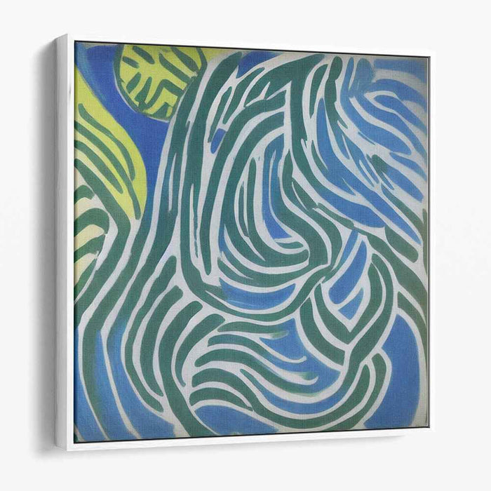 Organic Rhythm Dance: Abstract Organic Flow Canvas Art