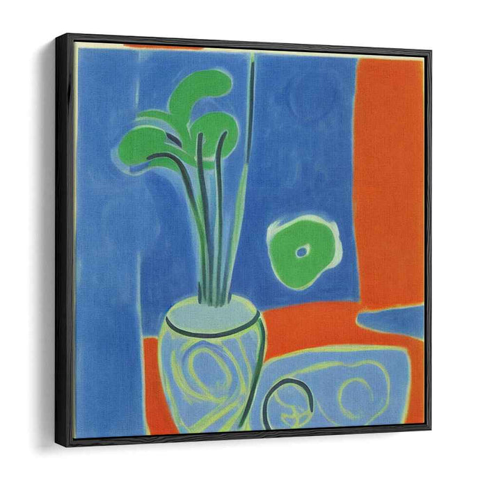 Vibrant Fauvist Vase: Bold and Expressive Still Life Canvas Art