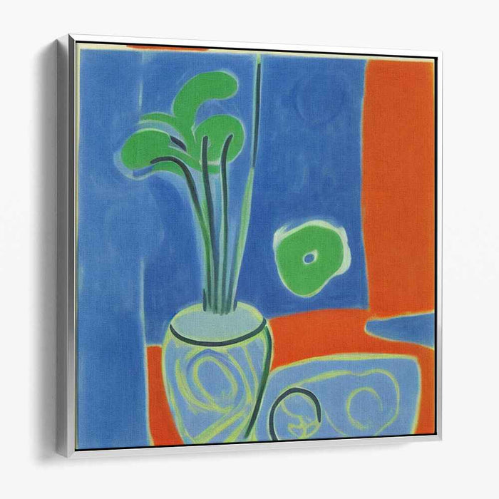 Vibrant Fauvist Vase: Bold and Expressive Still Life Canvas Art