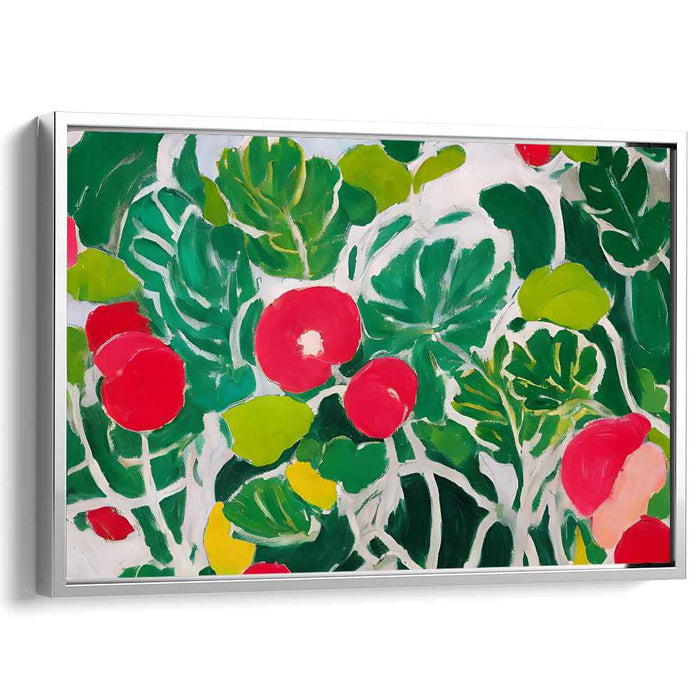 Garden Flourish: Bold Botanical Canvas Art Print