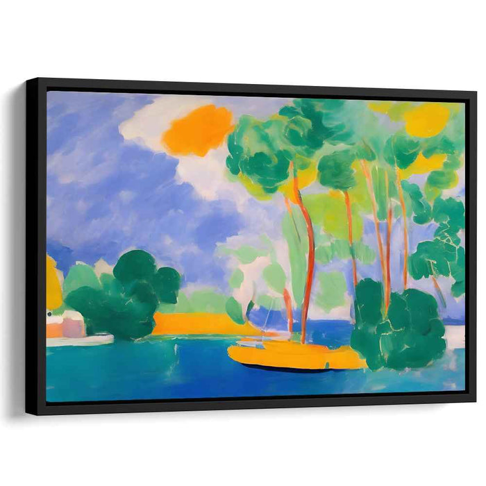 Brilliant Wilds: Vibrant Fauvist Landscape Canvas Art