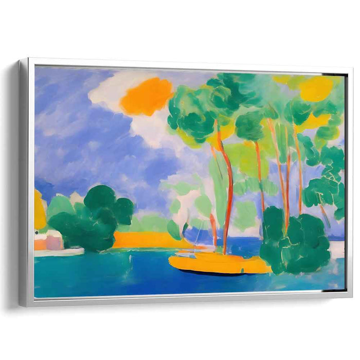 Brilliant Wilds: Vibrant Fauvist Landscape Canvas Art