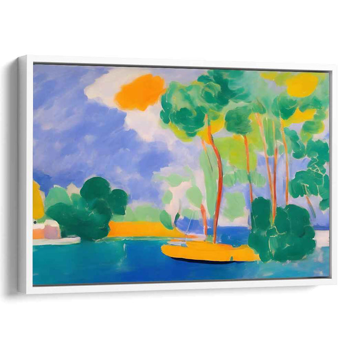 Brilliant Wilds: Vibrant Fauvist Landscape Canvas Art