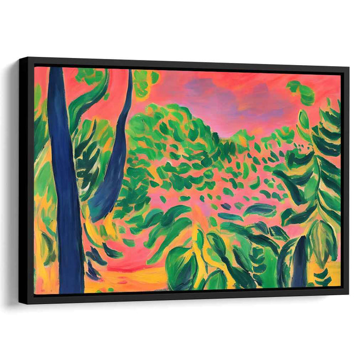 Nature's Colorful Path: A Vivid Journey Through Nature Canvas Art