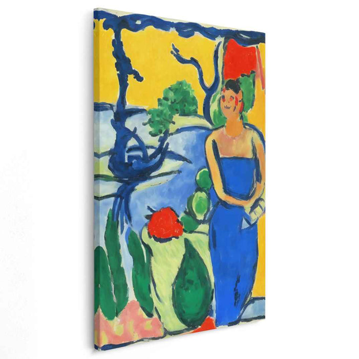 Bold Brushstrokes Dance Free: Fauvist Expression in Bold Colors Canvas Art Print