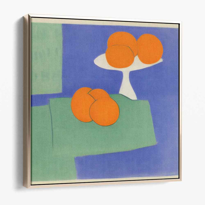 Abstract Echoes in Silence: Modernist Still Life Canvas Art Print