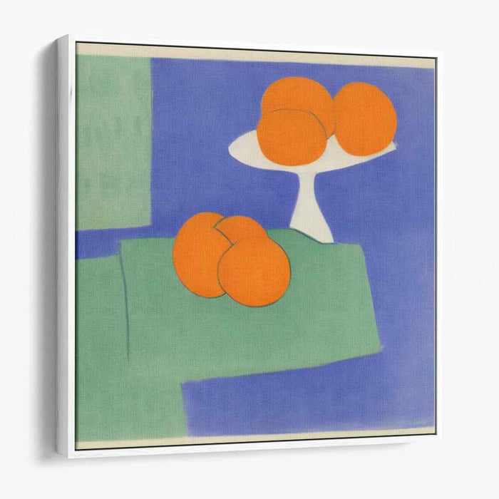 Abstract Echoes in Silence: Modernist Still Life Canvas Art Print