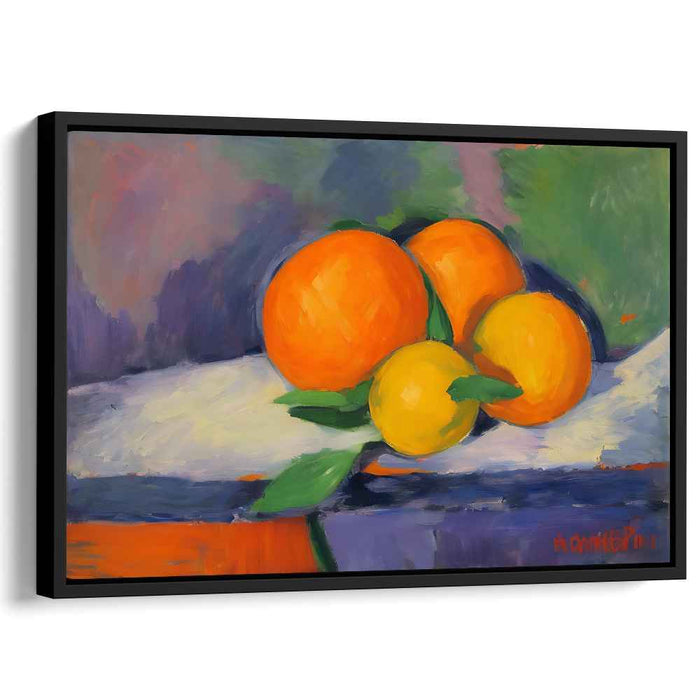 Citrus Mosaic Burst: Vibrant Orange and Lemon Tableau