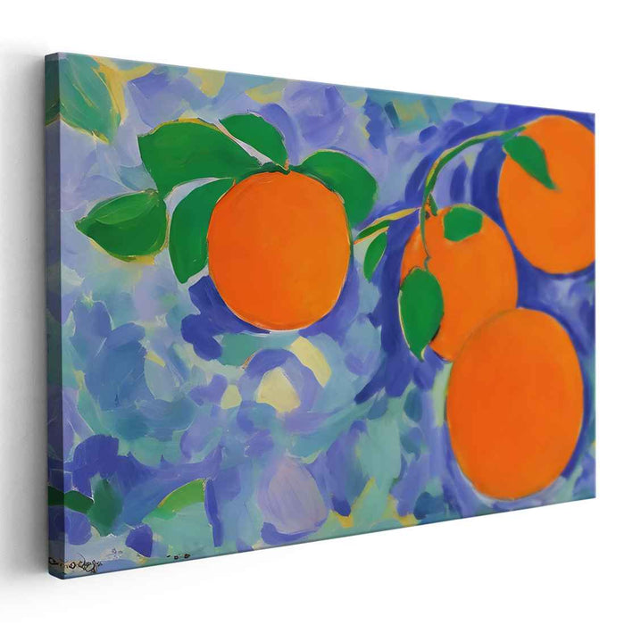 Wild Chroma Canvas Symphony: Fauvist Inspired Colorful Canvas Art Print