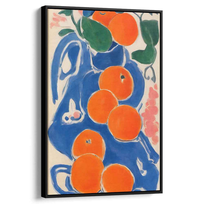 Wild Color Blooms: Fauvist Still Life Canvas Art Print