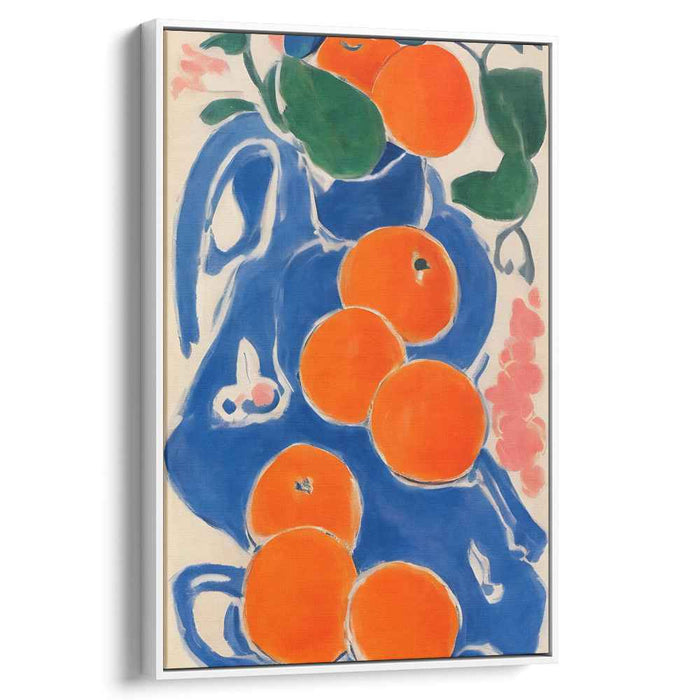 Wild Color Blooms: Fauvist Still Life Canvas Art Print