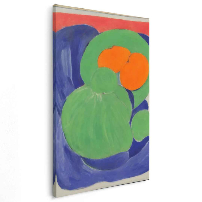Tropical Jungle Symphony: Vibrant Fauvist-Inspired Fruit Canvas Art