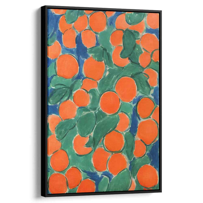 Bursting Oranges: Fauvist Celebration of Nature's Bounty Canvas Art Print