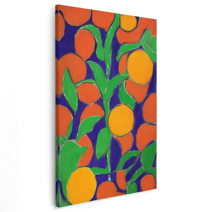 Fauvist Grove Symphony: Vibrant Fauvist Grove Canvas Art Print